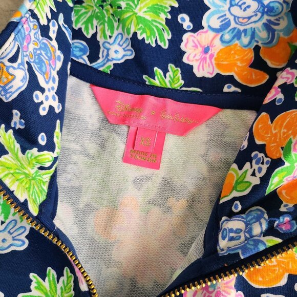 DISNEY x LILLY PULITZER Skipper Pullover Jacket * X-Small * BRAND NEW with Tag - Picture 4 of 5